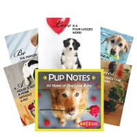 Inspirational Pup Notes: 60 Meilės ir Džiaugsmo kortų US Games Systems